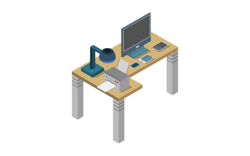 Download Vector "Isometric desk - Vector Image" / Isometric desk - Vector Image - Vector на тему графика workplace,illustration,coffee,business,table,graphic,place,vector,design,flat,computer,interior,cup,desk,isometric,work,laptop,office,workspace,job