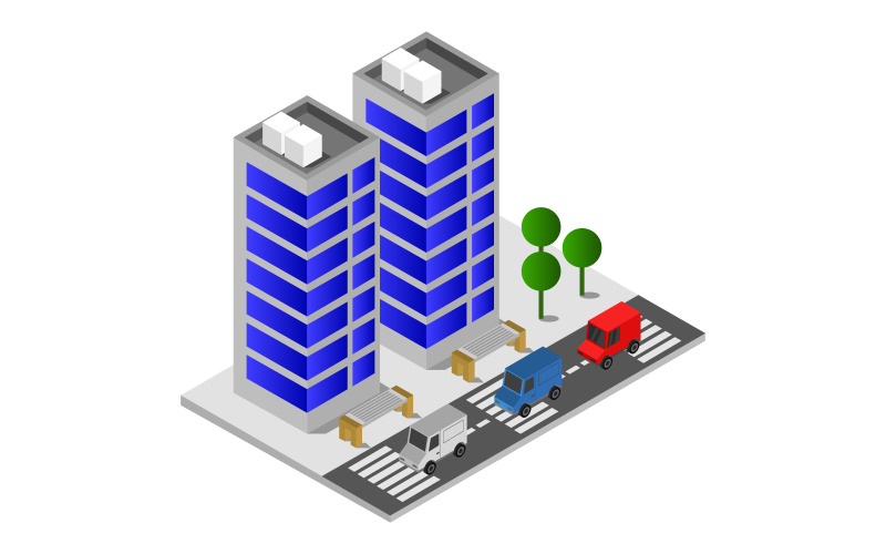 Download Vector "Isometric skyscraper on background - Vector Image" / Isometric skyscraper on background - Vector Image - Vector на тему графика apartment,illustration,urban,residential,collection,skyscraper,isometric,business,set,element,architecture,vector,construction,design,3d,building,house,isolated,icon,exterior