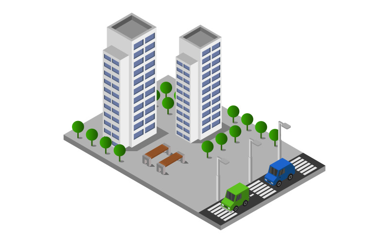 Download Vector "Isometric skyscraper on white background - Vector Image" / Isometric skyscraper on white background - Vector Image - Vector на тему графика apartment,urban,residential,home,skyscraper,estate,isometric,business,set,tower,architecture,vector,construction,modern,3d,building,house,isolated,icon,exterior