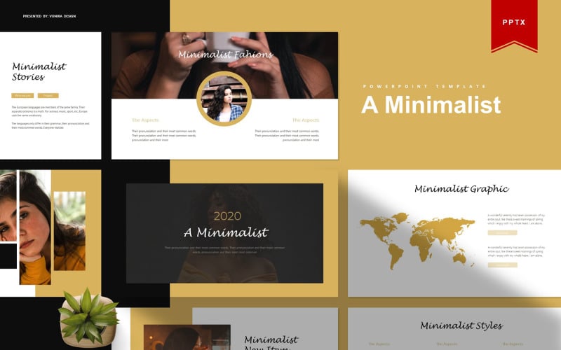 A Minimalis | PowerPoint template