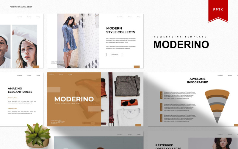 Moderino | Modelo do PowerPoint