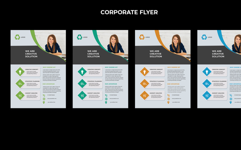 Download Фирменный стиль "Business Flyer | Poster | Advertising Design - Corporate Identity Template" / Business Flyer | Poster | Advertising Design - Corporate Identity Template - Фирменный стиль на тему графика ad,advertisement,business,clean,commerce,company,corporate,creative,elegant,flat,flyer,icon,idea,magazine,minimal,modern,multipurpose,photography,poster,print