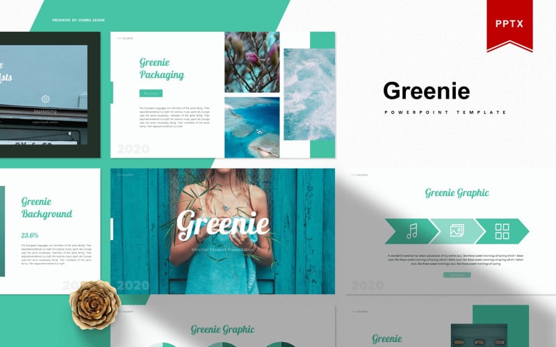 verde | Plantilla de PowerPoint