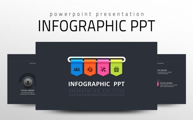 Infografika PPT PowerPoint šablona