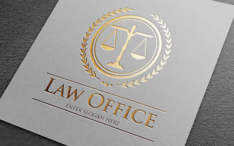 Download Шаблон логотипа "Law Office Logo Template" / Law Office Logo Template - Шаблон логотипа на тему графика law,firm,logo,template,vector,attourney,lawyer,crest
