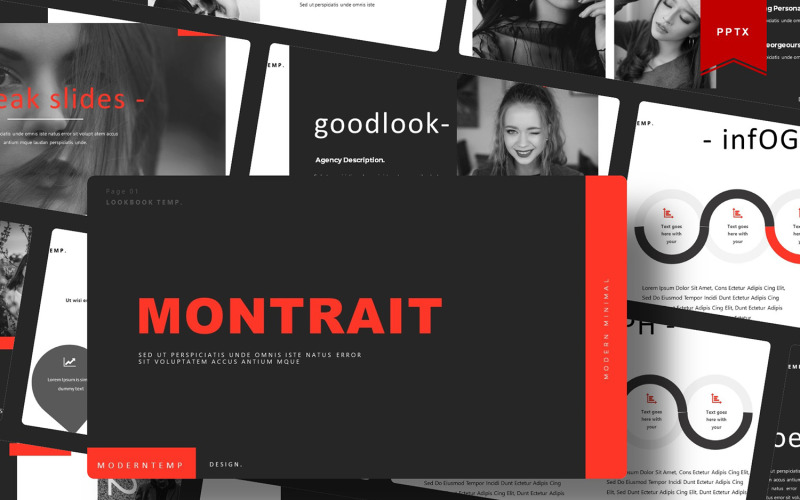 Montrait | Modèle PowerPoint