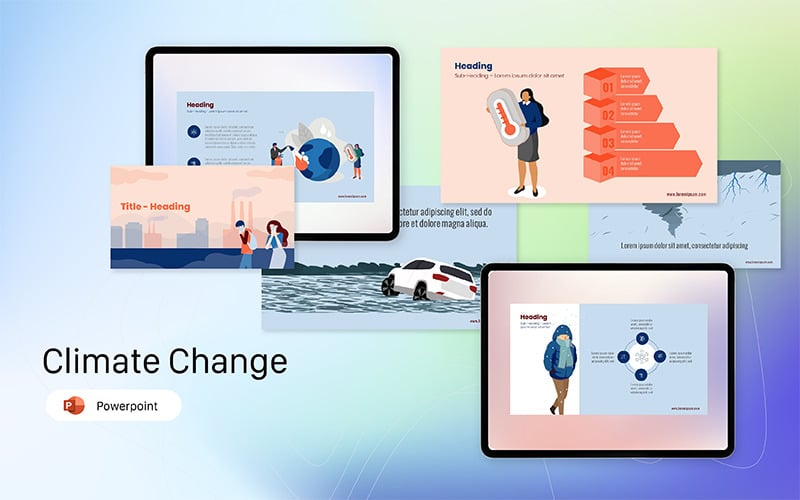 Шаблон PowerPoint Изменение климата