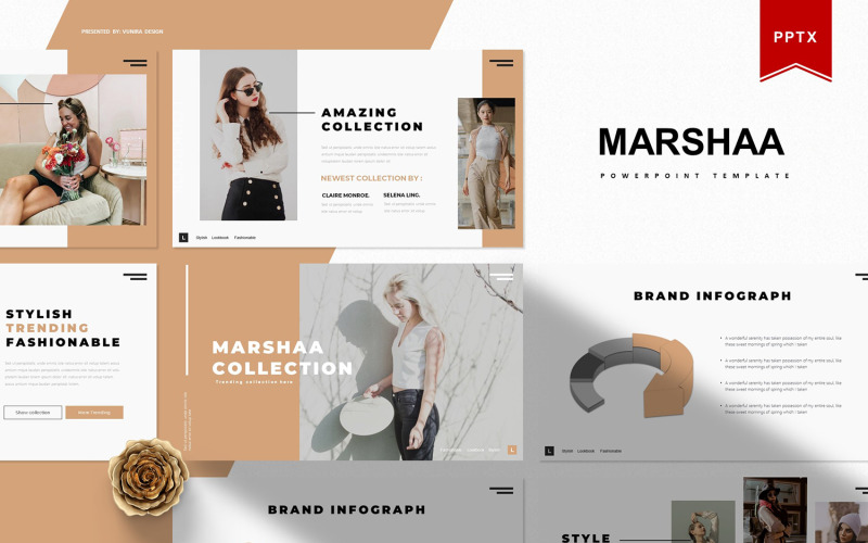marshaa | Plantilla de PowerPoint