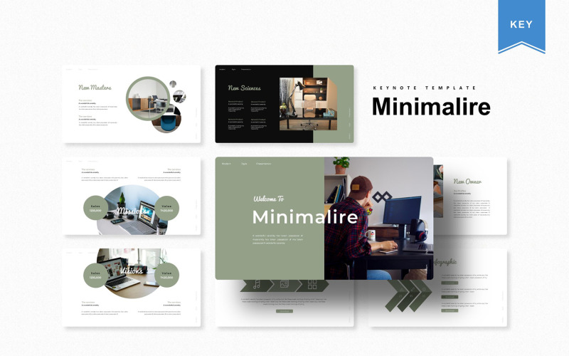 Minimalire - Keynote-Vorlage