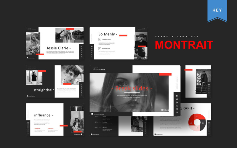 Montrait - Keynote-Vorlage