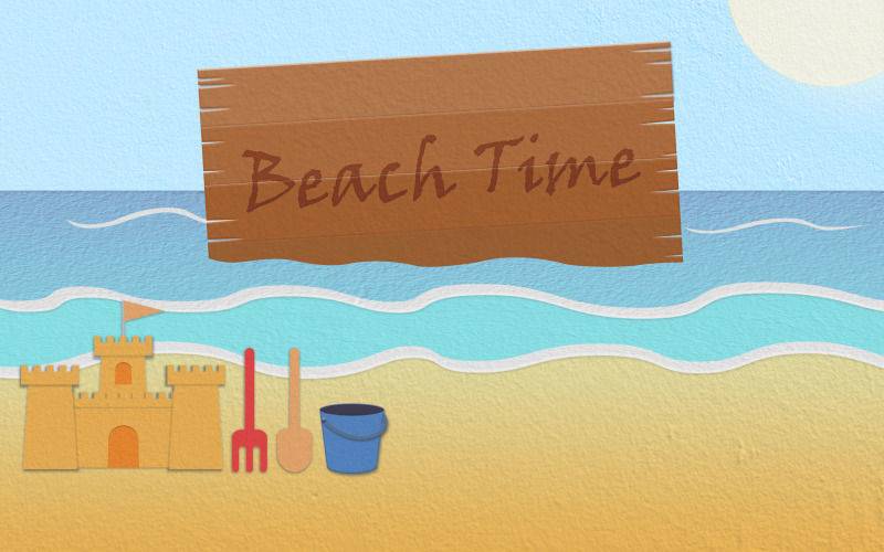 Beach Time After Effects Intro