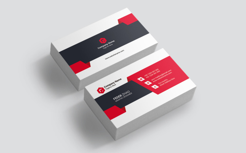 Download Фирменный стиль "Business Card - Corporate Identity Template" / Business Card - Corporate Identity Template - Фирменный стиль на тему графика business,card,company,simplicity,style,universal,business,design