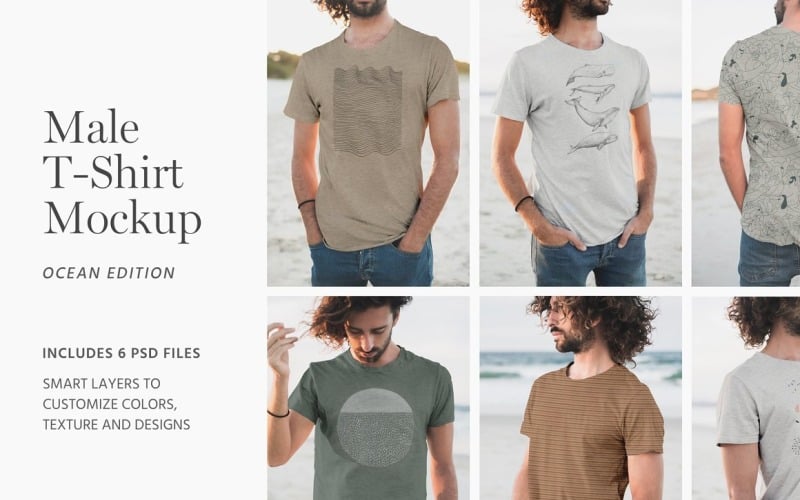Male Mockup - T-shirt Design