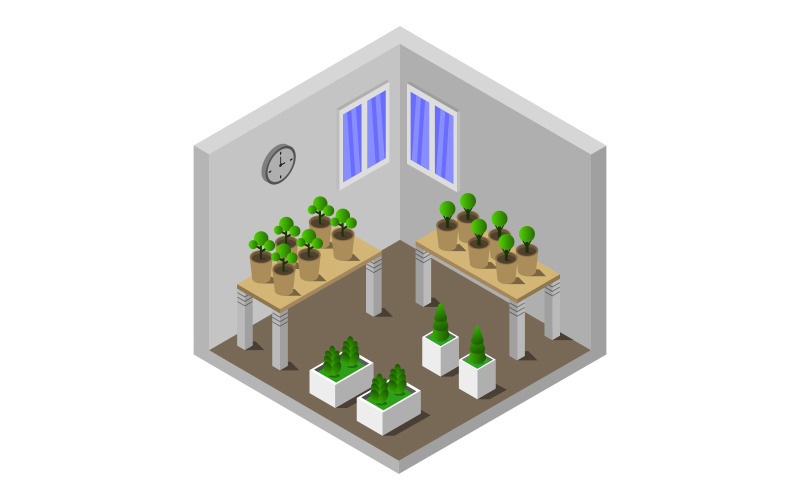 Download Vector "Shop Isometric Plants on Background - Vector Image" / Shop Isometric Plants on Background - Vector Image - Vector на тему графика illustration,design,shop,isometric,3d,interior,store,business,architecture,vector,house,icon,exterior,plant,real,white,building,office,infographic,garden