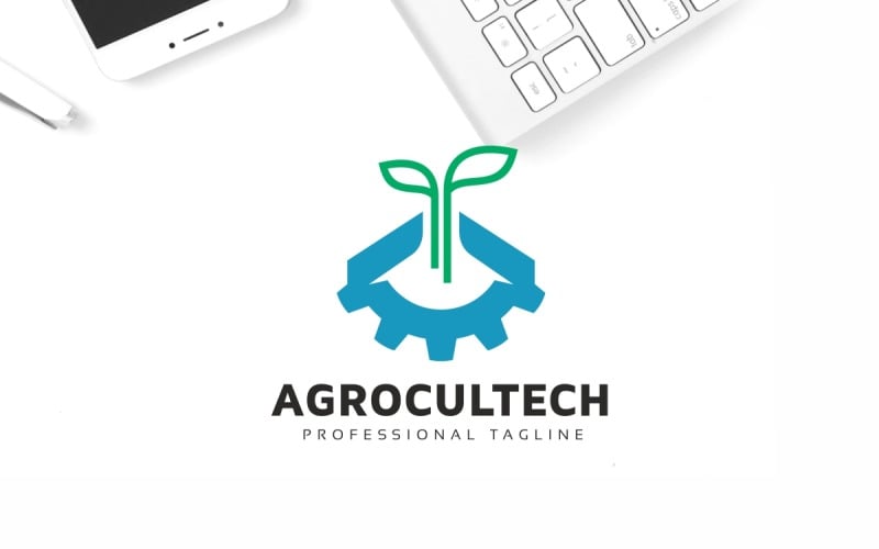 Agroculture Gear Logo Template