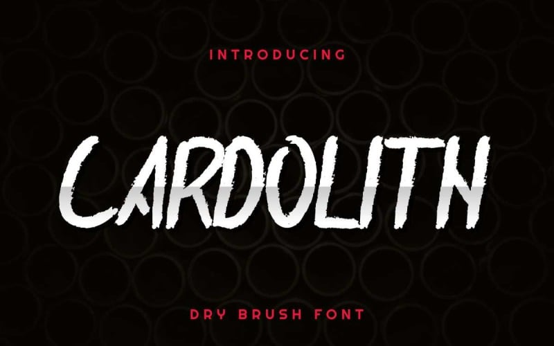 Cardolith Font