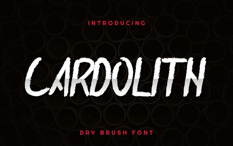 Cardolith-Schriftart