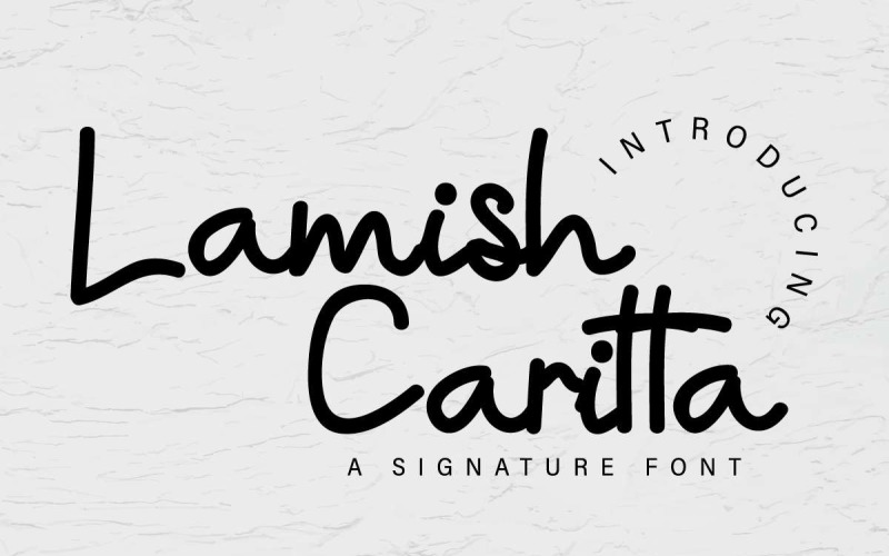 Download Шрифт "Lamish Caritta Font" / Lamish Caritta Font - Шрифт на тему графика beautiful,bold,brochure,brush,calligraphy,classic,clean,elegant,fashion,flyer,font,handwriting,invitation,lettering,logo,modern,natural,pen,photography,restaurant