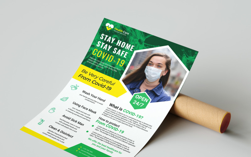 Download Фирменный стиль "Medical Flyer - Corporate Identity Template" / Medical Flyer - Corporate Identity Template - Фирменный стиль flyer,business,clean,clinic,coronavirus,covid-19,dentist,doctor,emergency;,flyer;,health;,hospital;,hospital,medical,modern,multipurpose,nurse,print-ready,promo;,promotion;
