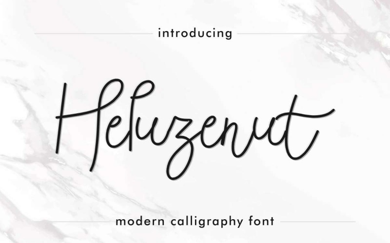 Шрифт Heluzenut