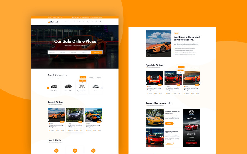 Download PSD шаблон "Xattend - Car PSD Template" / Xattend - Car PSD Template - PSD шаблон на тему велосипеды auto,salon,automotive,car,listing,rental,store,dealer,directory,rent,a,responsive,technology,transport,vehicle