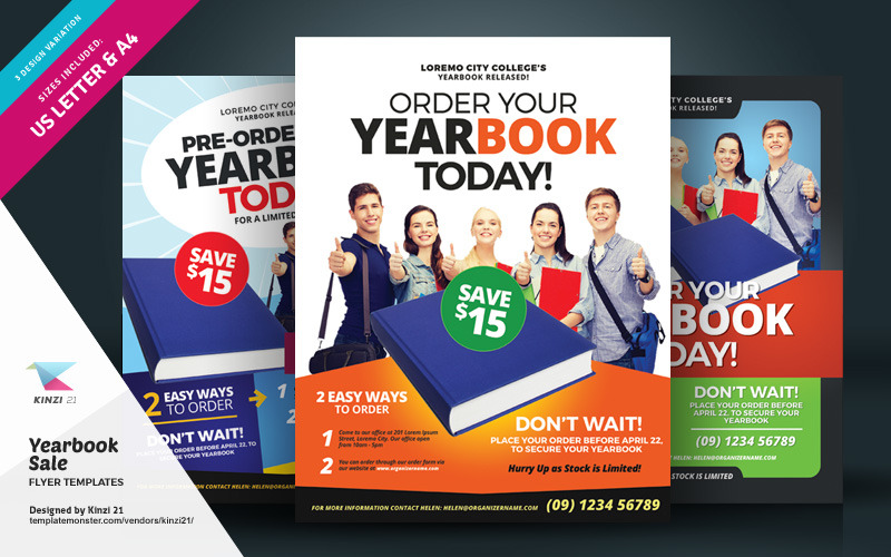 Download Фирменный стиль "Yearbook Sale Flyer - Corporate Identity Template" / Yearbook Sale Flyer - Corporate Identity Template - Фирменный стиль на тему графика ad,ads,book,college,flyer,leaflet,magazine,meeting,memory,order,pamphlet,poster,pre,pre-order,pre-sale,sale,school,students,year,yearbook