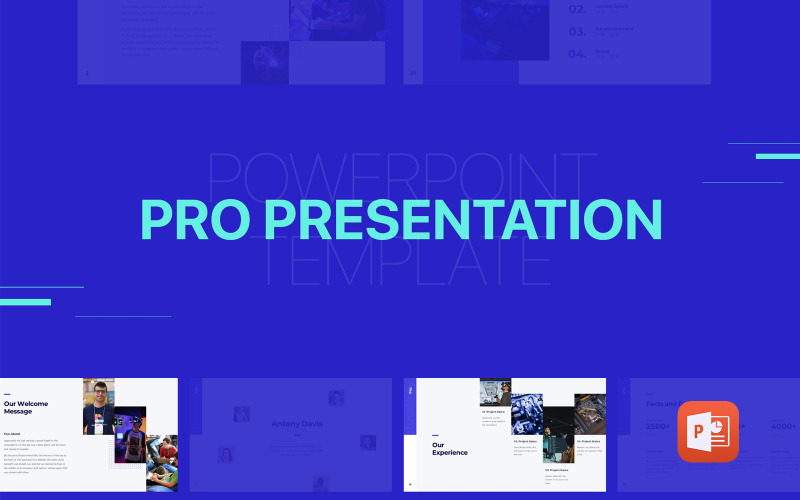 专业演示 - 动画 PowerPoint 模板