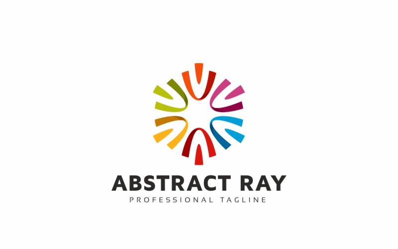 Download Шаблон логотипа "Abstract Rays Logo Template" / Abstract Rays Logo Template - Шаблон логотипа на тему графика abstract,business,earth,eco,energy,financial,fuel,green,group,horizont,logo,hybrid,investment,logotype,natural,nature,professional,ray,shine,solar
