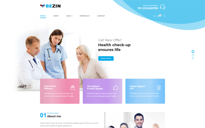 Bezyn - Apotheke & Gesundheit Shopify Theme