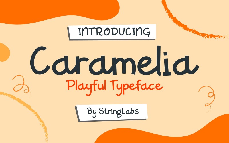 Download Шрифт "Caramelia - Playful Children Typeface Font" / Caramelia - Playful Children Typeface Font - Шрифт на тему графика font,kid,children,cartoon,cute,comic,display,playful,fun,kindergarten,game,birthday,book,cover,playground