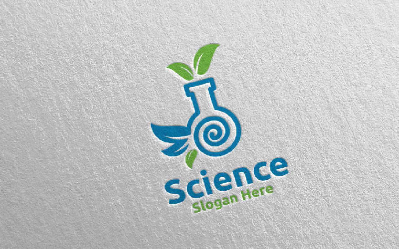 Science Project Logo Creative Science and Research Lab Design Concept Logo Template