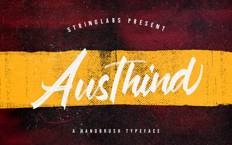 Download Шрифт "Austhind - Stylish Brush Font" / Austhind - Stylish Brush Font - Шрифт на тему графика calligraphy,handlettering,handwritten,logotype,brush,creative,modern,textured,classy,stylish,casual,handdrawn,alternates,ligature,whimsical