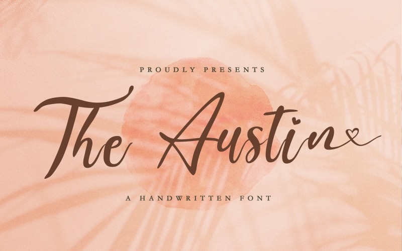 Az Austin - kézzel írott kurzív betűtípus