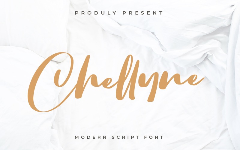 Chellyne - Modern cursief lettertype