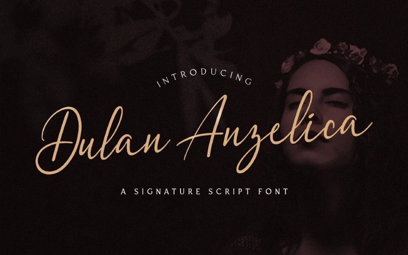 Download Шрифт "Dulan Anzelica - Signature Cursive Font" / Dulan Anzelica - Signature Cursive Font - Шрифт на тему графика calligraphy,handlettering,handwritten,logotype,signature,luxury,modern,feminime,classy,stylish,casual,handdrawn,elegant,ligature,whimsical