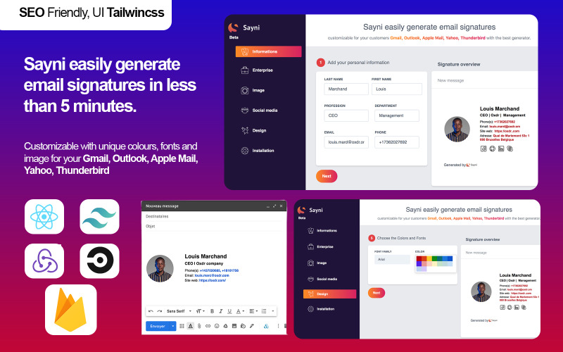 Generieren Sie ganz einfach eine App-Vorlage für E-Mail-Signaturen