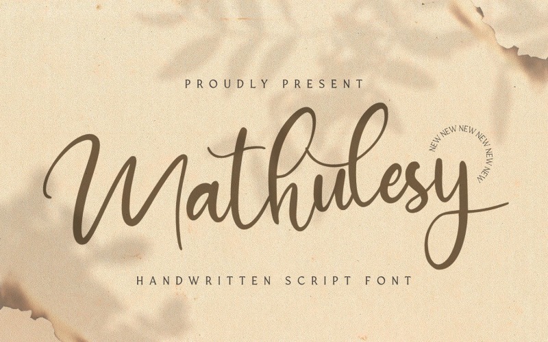 Mathulesy - fonte manuscrita