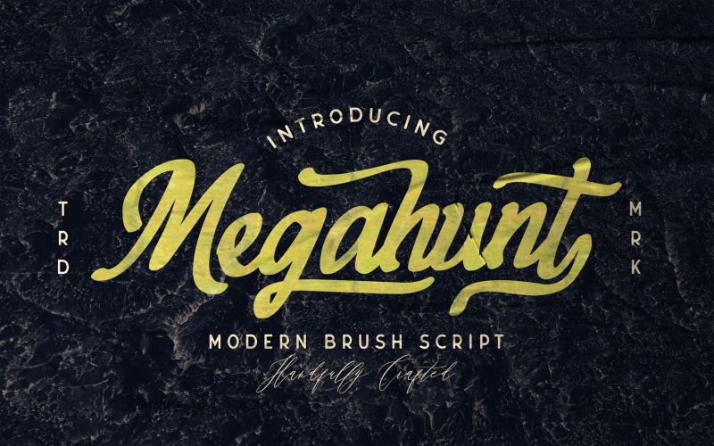 Megahunt - Швидкий шрифт кисті
