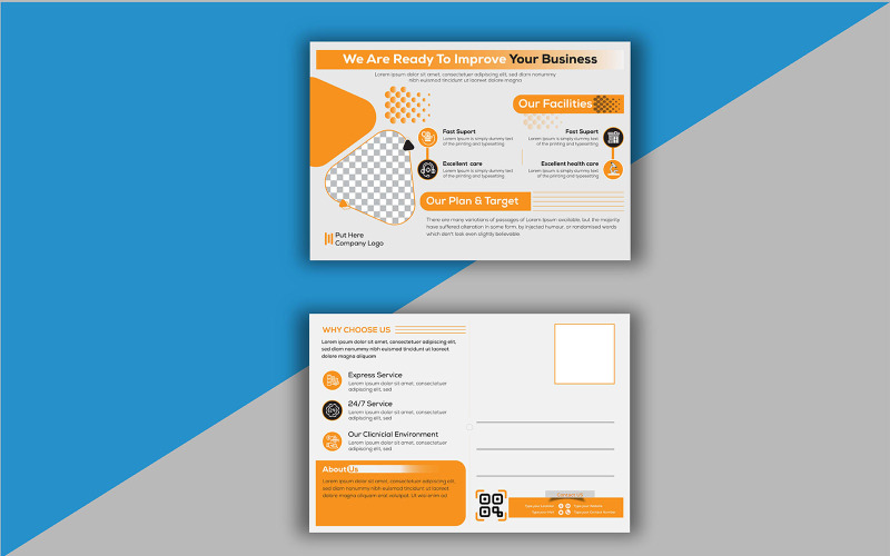Professional Business Postcard Design - Corporate Identity Template