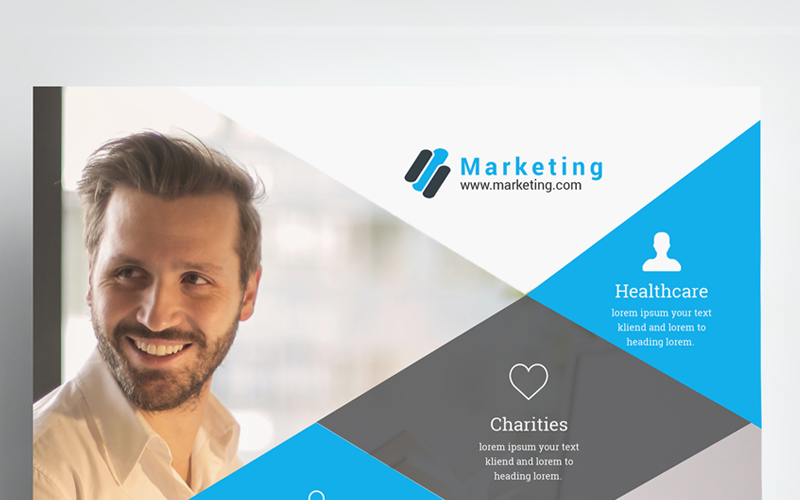 Download Фирменный стиль "Proviting Flyer - Corporate Identity Template" / Proviting Flyer - Corporate Identity Template - Фирменный стиль на тему графика a4,advertisement,agency,black,blue,business,clean,cmyk,consultant,consulting,corporate,creative,digital,editable,flye,flyer,graphic,marketing,modern,multipurpose