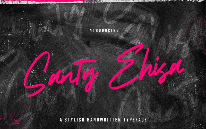 Download Шрифт "Santy Ehisa - Stylish Cursive Font" / Santy Ehisa - Stylish Cursive Font - Шрифт на тему графика calligraphy,handlettering,handwritten,logotype,signature,luxury,modern,feminime,classy,stylish,casual,handdrawn,elegant,ligature,whimsical