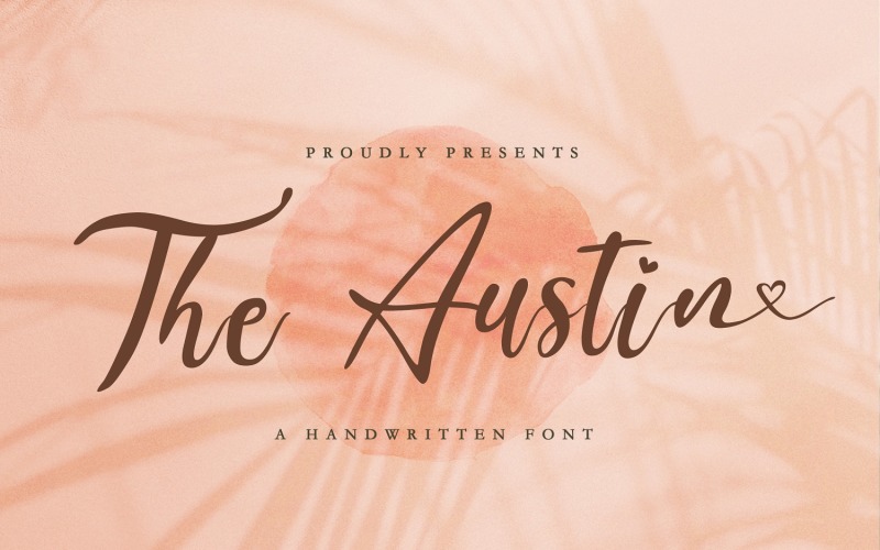Download Шрифт "The Austin - Handwritten Cursive Font" / The Austin - Handwritten Cursive Font - Шрифт на тему графика calligraphy,handlettering,handwritten,logotype,signature,luxury,modern,feminime,classy,stylish,casual,handdrawn,elegant,ligature,whimsical