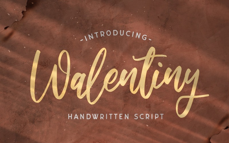 Валентины - рукописный шрифт