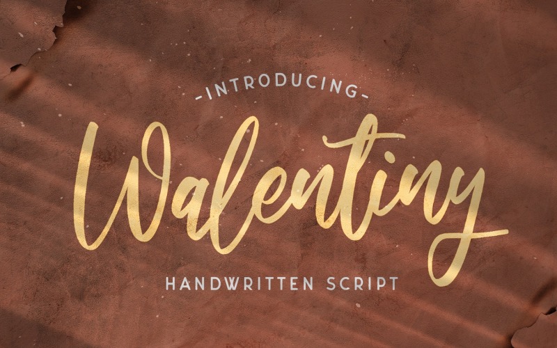Walentiny - Handschriftliche Schrift