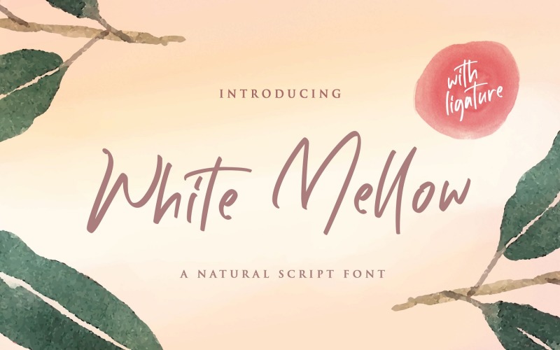 Download Шрифт "White Mellow - Handwritten Cursive Font" / White Mellow - Handwritten Cursive Font - Шрифт на тему графика calligraphy,handlettering,handwritten,logotype,signature,luxury,modern,feminime,classy,stylish,casual,handdrawn,elegant,ligature,whimsical