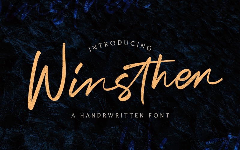 Download Шрифт "Winsthen - Handwritten Font" / Winsthen - Handwritten Font - Шрифт на тему графика calligraphy,handlettering,handwritten,logotype,signature,luxury,modern,feminime,classy,stylish,casual,handdrawn,elegant,ligature,whimsical