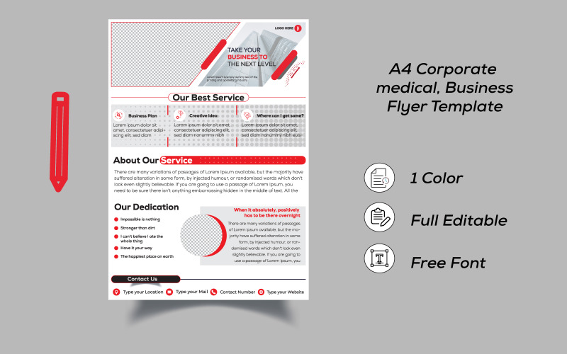 Download Фирменный стиль "Business flyer - Corporate Identity Template" / Business flyer - Corporate Identity Template - Фирменный стиль на тему графика a4,advertisement,advertising,agency,business,flyer,clean,company,consultant,corporate,creative,design,handout,leaflet,magazine,marketing,modern,multipurpose,newspaper,pamphlet