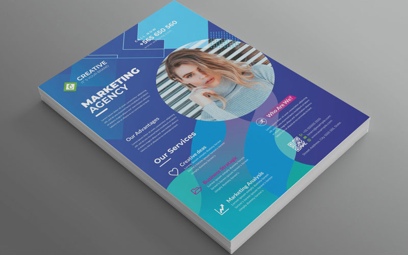 Download Фирменный стиль "Creative Best Ever Flyer Vol_ 73 - Corporate Identity Template" / Creative Best Ever Flyer Vol_ 73 - Corporate Identity Template - Фирменный стиль на тему графика flyer,corporate,corporate,creative,flyer,travel,business,card,card,liflet,computer,internet,stationery,id,kit,blue,hi-quality,official,symple,green