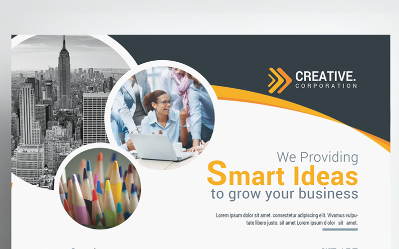 Download Фирменный стиль "Ideas Flyer - Corporate Identity Template" / Ideas Flyer - Corporate Identity Template - Фирменный стиль на тему графика a4,advertisement,agency,black,blue,business,clean,cmyk,consultant,consulting,corporate,creative,digital,editable,flye,flyer,graphic,marketing,modern,multipurpose