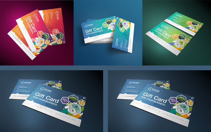 Download Фирменный стиль "Multi Color Gift Card - Corporate Identity Template" / Multi Color Gift Card - Corporate Identity Template - Фирменный стиль на тему графика gift,card,folder,corporate,presentation,stationery,poster,id,kit,e-commerce,hi-quality,business,logo,professional,modern,art,standard,creative,graphics,colorful
